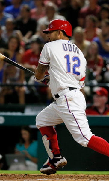 Odor homers again, Rangers beat Astros to pad AL West lead
